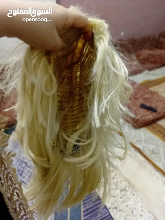 باروكة شقرا للبيع