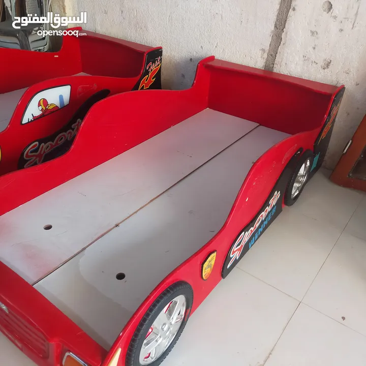 تخت اطفال شكل سياره