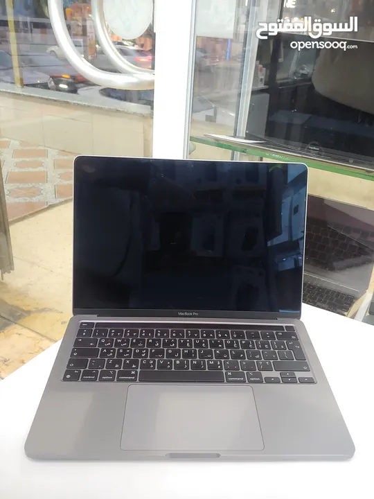 MacBook Pro 2020 M1 spacegray 8GB Ram 256GB SSD لابتوب ابل لون رمادي