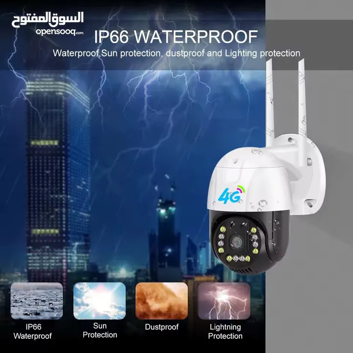 كاميرا مراقبة تعمل على شريحة 4G