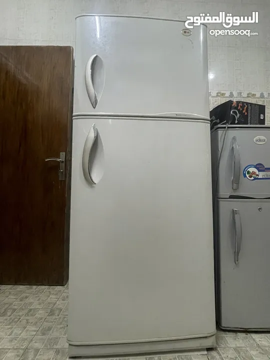 ثلاجةLG + فريزر كبيرة الحجم LG refrigerator +freezer 420 liters