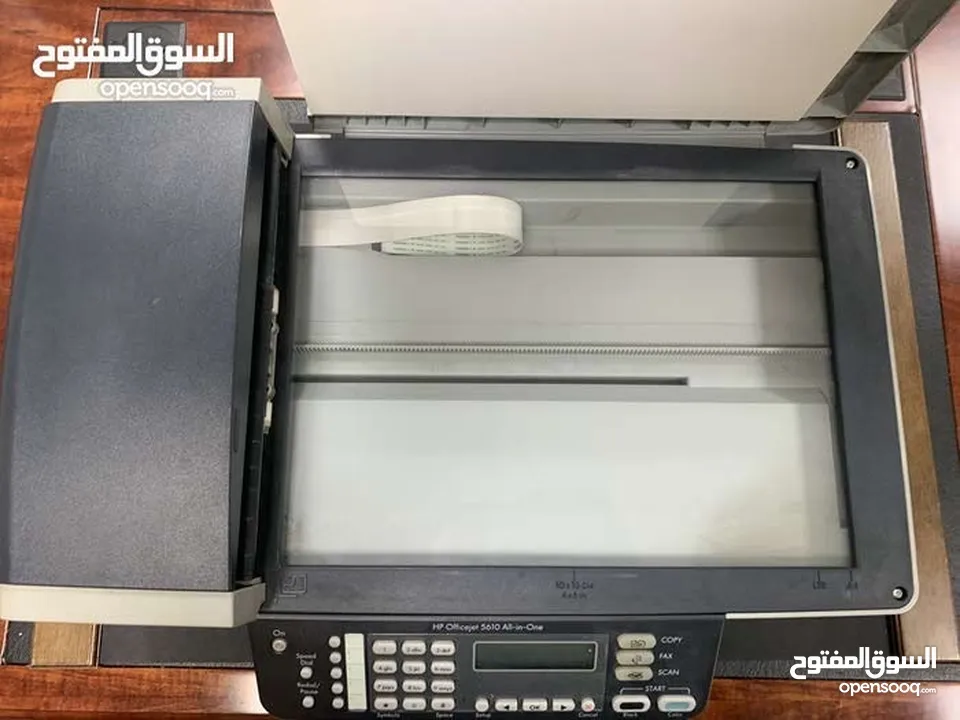 طابعة hp officejet 5610 all in one شوف الوصف الطابعة شبه جديدة استعمال بسيط جدا