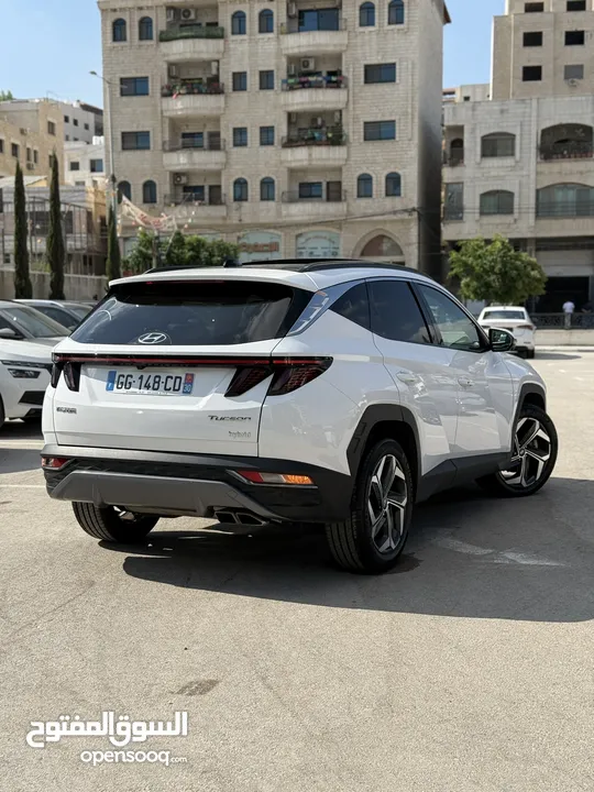 هونداي توسان ترخيص 2022 محرك 1600 هايبرد  جير أوتوماتيك 240 حصان