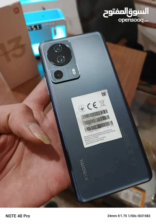 مستعمل اخو الجديد شاومي 13 leit 5G رام 16 جيجا 256 أغراضة والكرتونه الأصلية متوفر توصيل