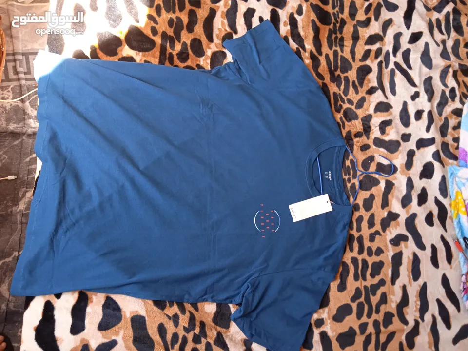تيشرت خامه celio لونه ازرق مقاس XL