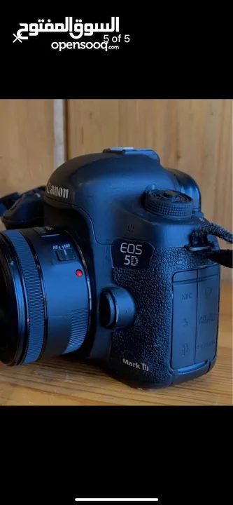 كاميرا كانون 5d mark iii فل فريم استعمال جميع اكسسىوارتها شخصي للبيع