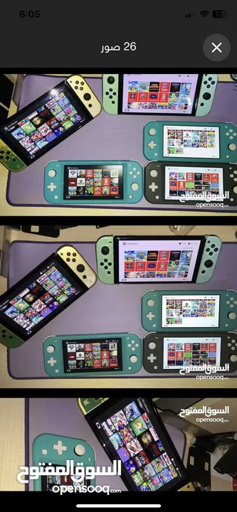 متخصصون بيع/تعديل الننتندو سويتش في الأردن Nintendo Switch modded + ألعاب مجانية
