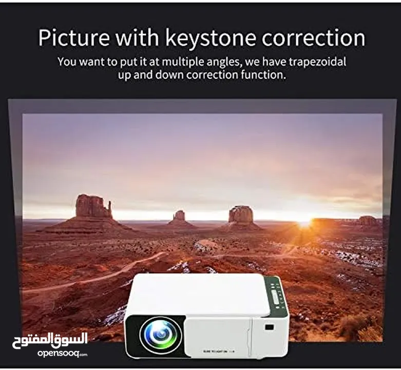 بروجيكتور وايفاي تي 5 مميز Projector Wifi T5 Youtube FHD Up to 120 Inch Auto Keystone