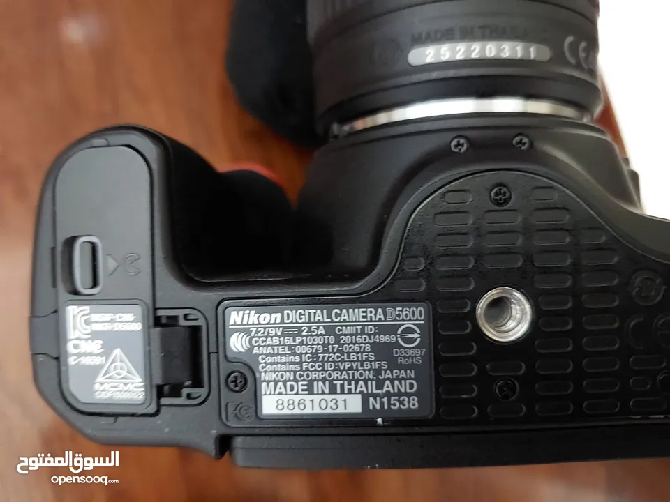 1.كاميرا تصوير DSLR احترافية و فيديو Nikon D5600