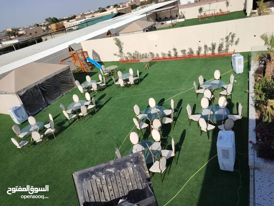 لمسة فخامة تأجير لوازم المناسبات