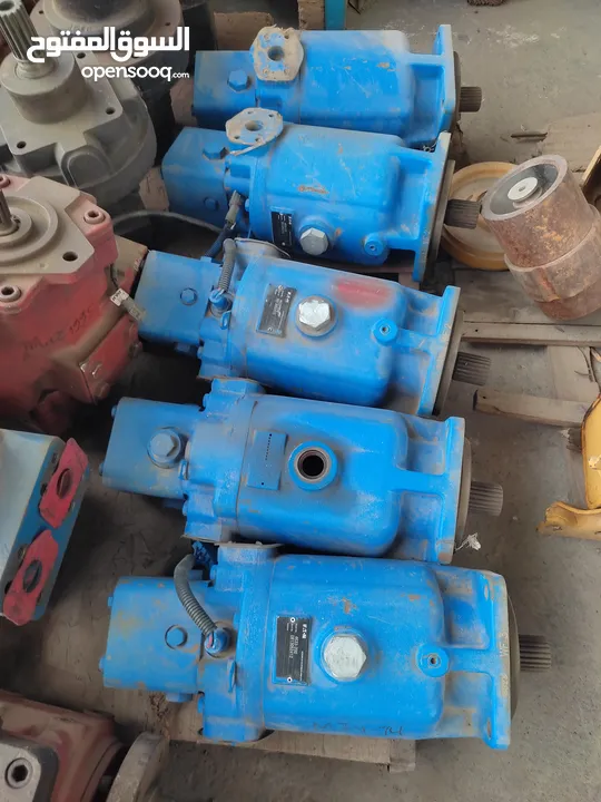 Ac motor, hydraulic pumps, valves, pipes, hoses, and all bolts and nuts