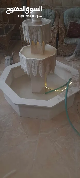 نوافير وشلالات وبابكيو حواض زريعه جميع انواع الحجر البناء والديكورات