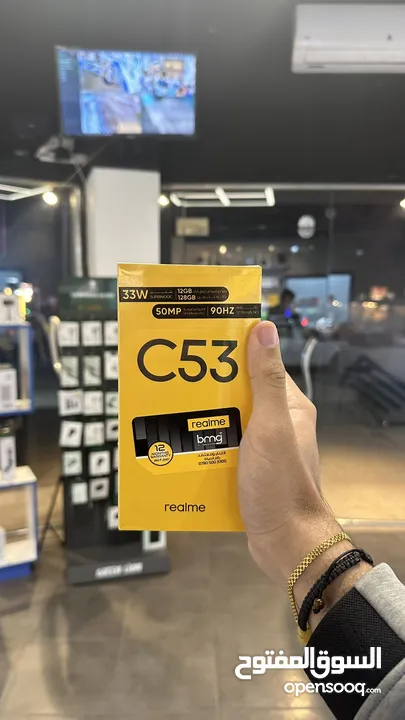 Realme c53 ذاكرة 128 رام 6 جديد ممستعمل بي ضمان