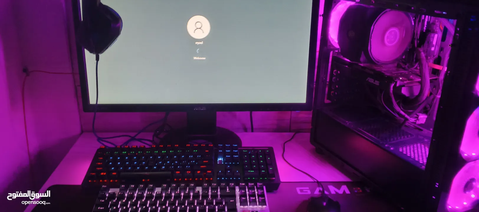 pc gaming للببجي 120فريم بشغل جميع اللعاب بجوده عاليه