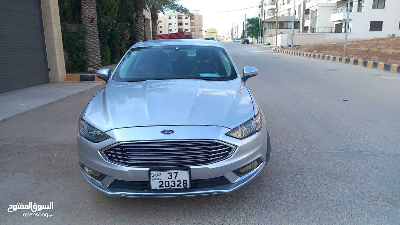 فورد فيوجن اس اي 2017 لون سلفر  فحص كامل بسعر مغري قابل للبدل