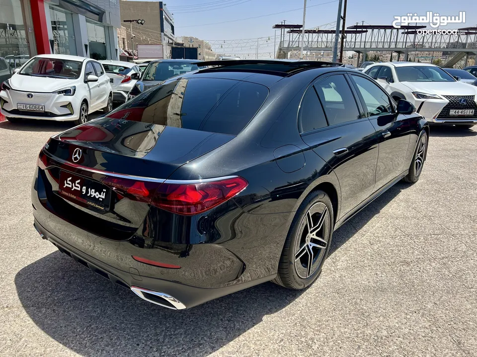 مرسيدس E200 AMG بانوراما كت اسود نايت 2024 الشكل الجديد وارد المانيا بحالة الزيرو مميزة