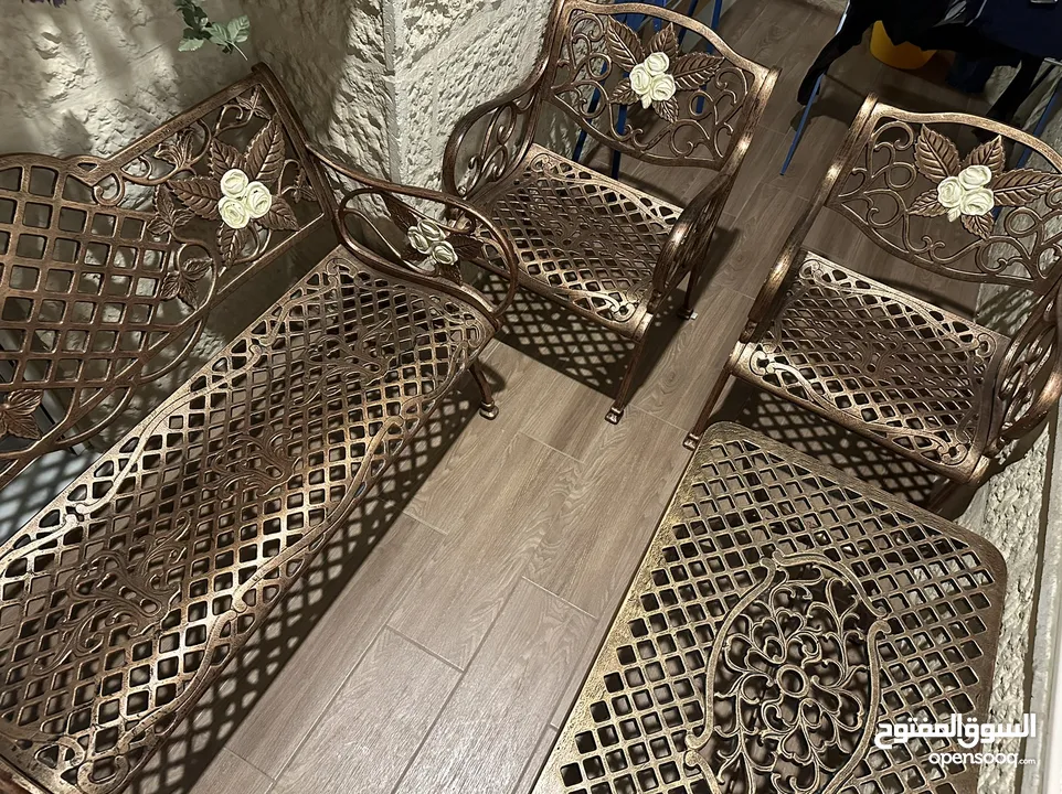 طقم حدائق/بلكونات فاخر - 4 قطع