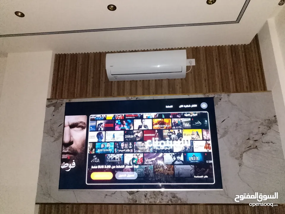 شاشه MG QLED 4K HD SMART استعمال شهر