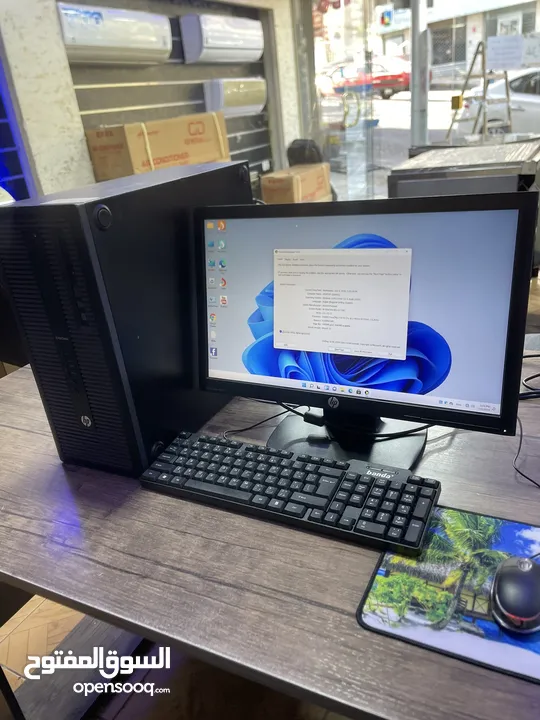 PC HP Core i7 جيل رابع  مع شاشة كامل مكمل قوي و عملي أمريكي اصلي