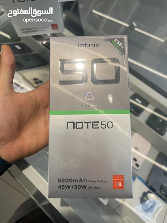 Infinix note 50 16/256 gb كفالة الوكيل الرسمي