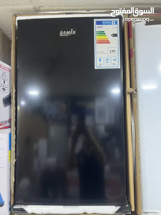 ثلاجه سامكس مكتب لون سلفر انفرتر سعر حرق لمده اسبوع