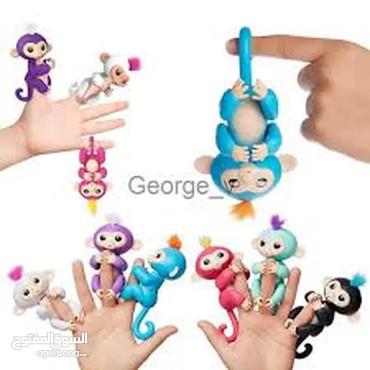 لعبة سعدان قرد اصبع تفاعلي  MONKEY TOYS FINGER