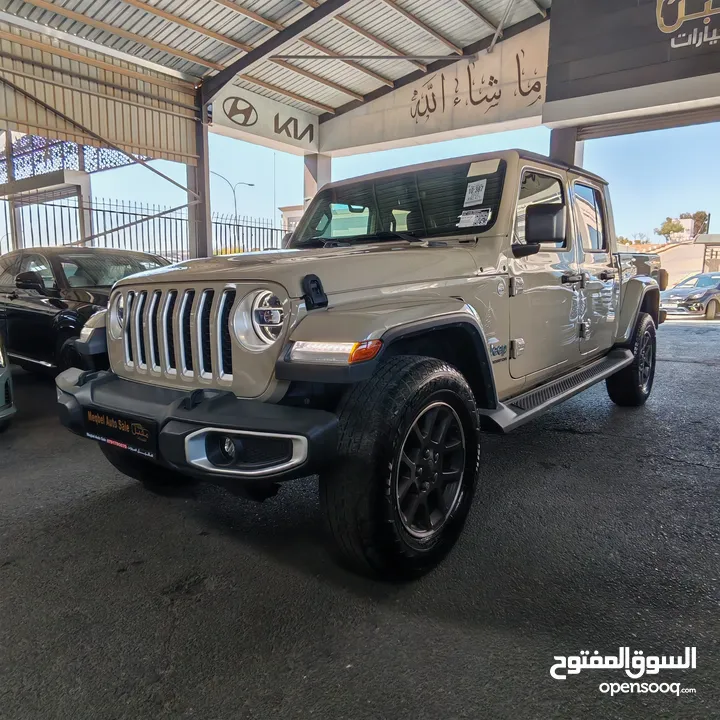 2020 Jeep Gladiator Overland  لون بيج مميز ولاول مرة في الاردن