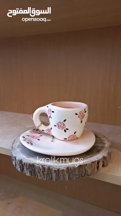 el yapimi sermicأكواب سيراميكيه صناعة يدوية بجودة عالية وتصاميم فريدة handmad ceramic mug iran