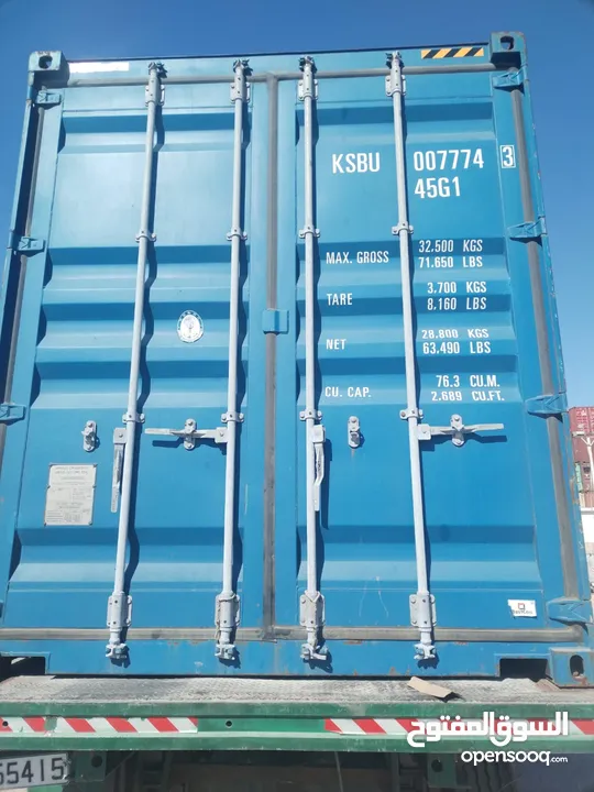 للبيع  containers  ( حاويات )  كونتينر بحاله جيده جدا