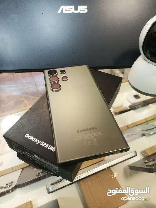 Samsung S23 Ultra 256 GB وارد شرق اوسط  مع الكرتونه ( وكااله )