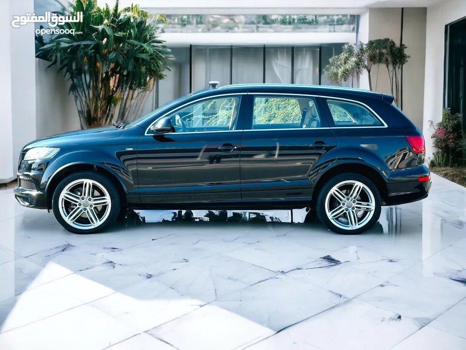 AED 10,50 PM  AUDI Q7  S-LINE 3.0  SUPERCHARGED FULL OPTION  GCC  0% DOWNPAYMENT