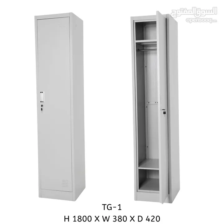 Full steel single wardrobes