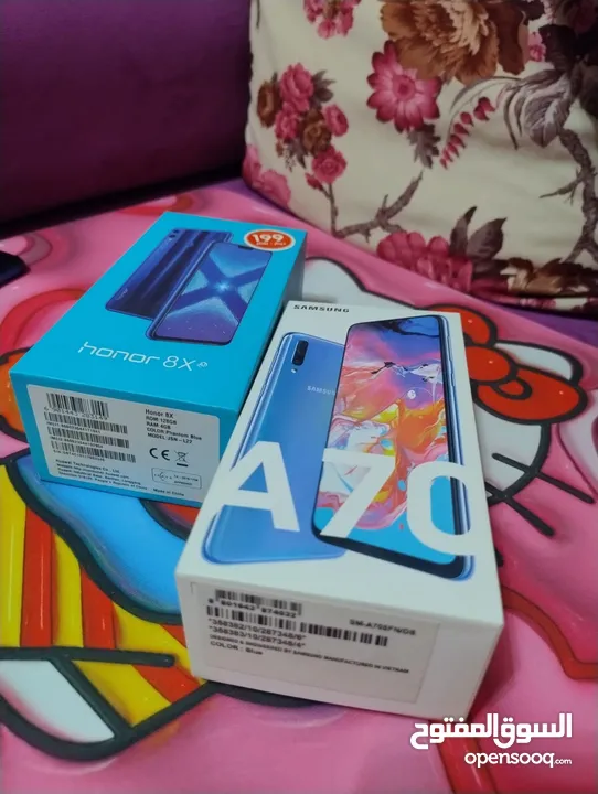 Samsung A70 and Honor 8x