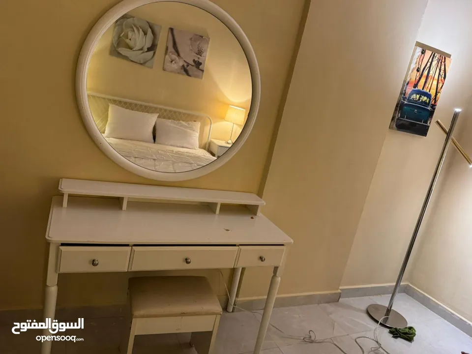 غرفة وصالة مفرشة فرش فندقى بكورنيش عجمان Furnished room and hall with hotel furniture, Ajman Cornich