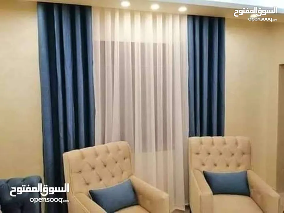 ينتهي العرض الخميس برادي شباك كامل24.99دينار العرض للخميس برادي كل 3قطع 6متر قماش ارتفاع 280سم