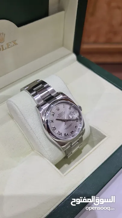 ROLEX S/S DATEJUST 36MM STONE SILVER DIAL 2018, BOX ONLY