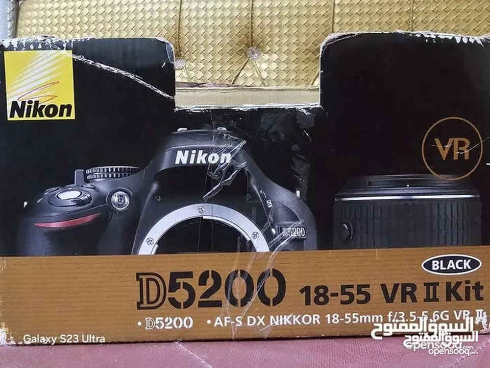 نيكون d5200 أخت الجديده للبيع فقط