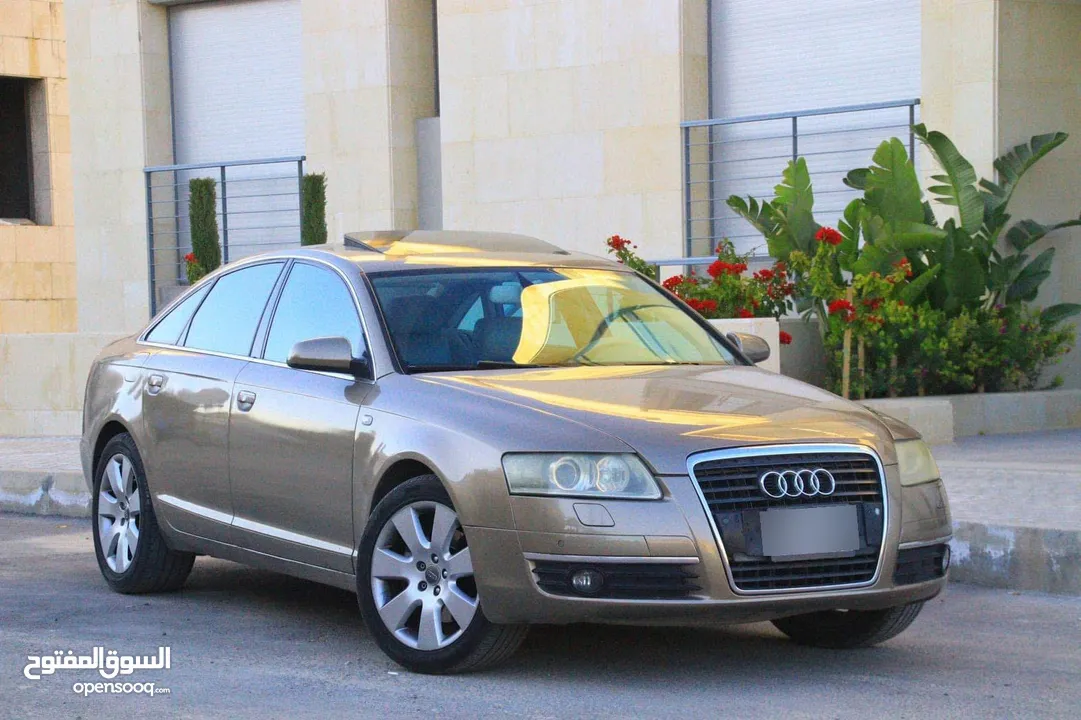Audi A6 2009 وارد شركة نقل فل كامل فحص نظيف بسعر 7200