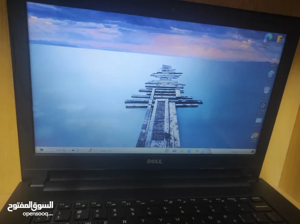 لابتوب Dell inspiron كرتين شاشة بحالة ممتازة فقط 450 شيكل