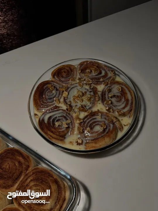 الذ السينابون القطني cinnabon is very delicious