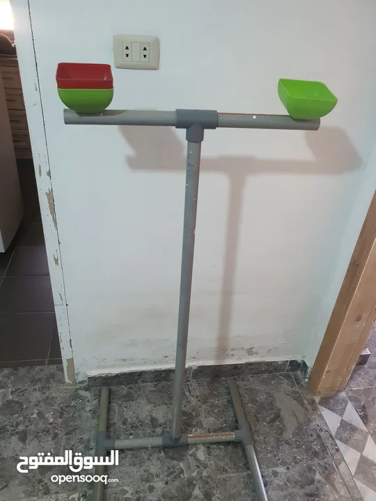 ستاند ببغاء مواسير بلاستيك