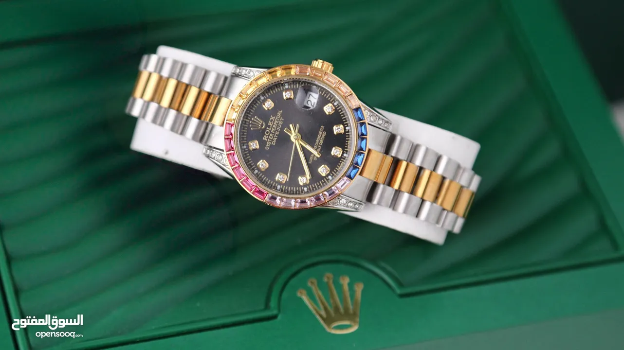 ساعات روليكس ستاتي  الجديد والقوي ساعات  ROLEX  كوبي ماستر  الأكثر مبيعًا  اعلى صنف طبعا