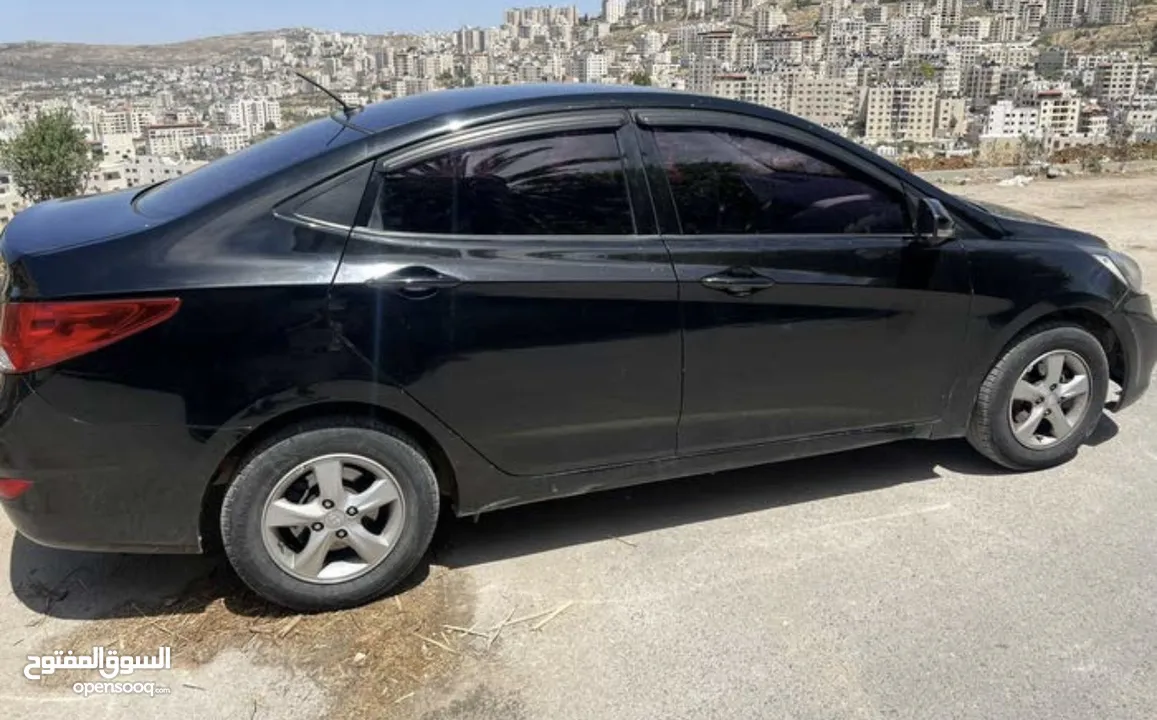 اكسنت 2014 ترخيص 2013 مطور 1400 اربعه غيار