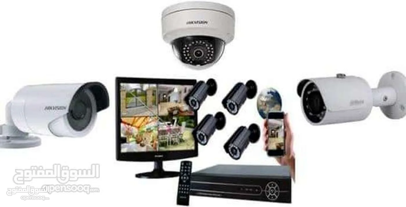 تركيب أجهزة حماية ومراقبة وكامرات. Installation of protection and surveillance d