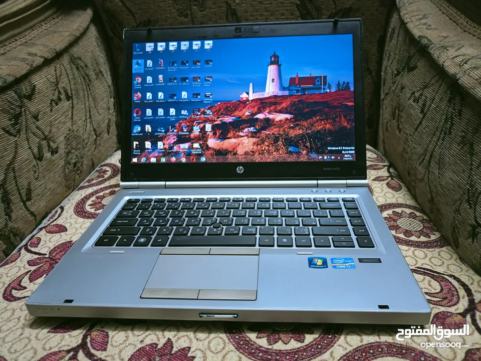 لاب توب إتش بي hp كور i7 جيل تالت 3 كارت شاشه واحد جيجا زيرو استيراد الخارج فرز اول بشاحن الأصلي..