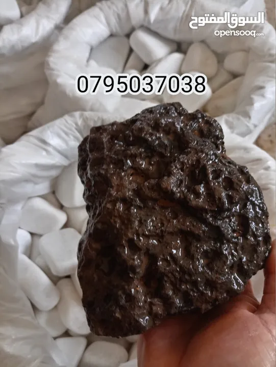 رمل سيلكا  توف بركاني  كوارتز  كسر رخام احجار وصخور مميزه سكيب احواض سمك