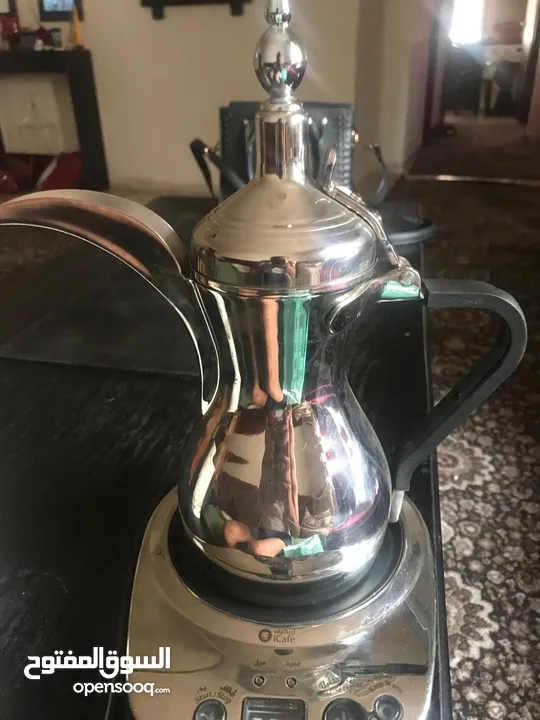 ماكينة تحضير وتسخين القهوه العربيه شبه جديده