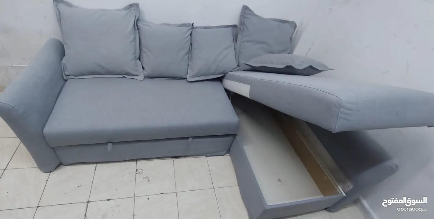 L Shape Sofa Come Bed For Sale Plus Storage