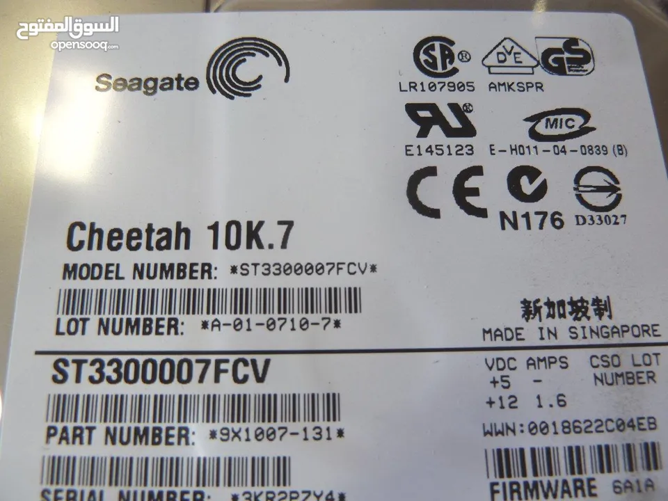 هاردسك سيرفر 300GB seagate  10k