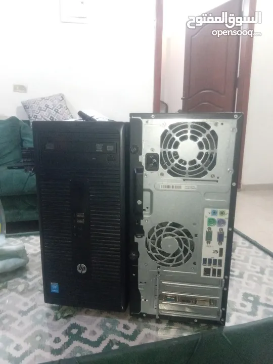 كمبيوتر hp عدد اثنين icore5 جيل رابع بحاله ممتازه ومواصفات جيده بس ب220  دينار الوقع بلوصف